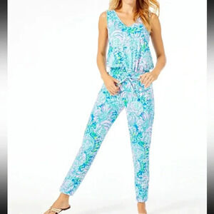 Lilly Pulitzer Paulina Jumpsuit Full Bloom
